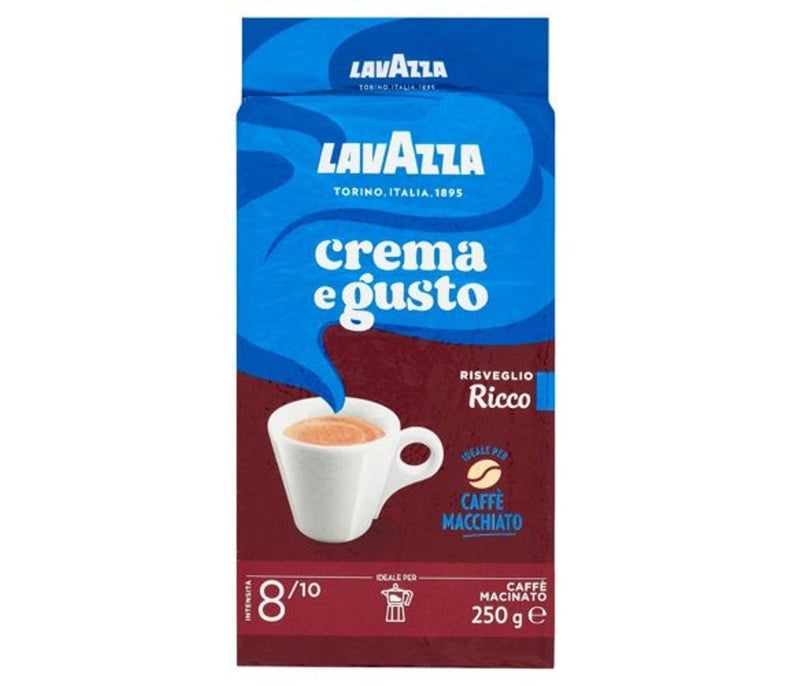 Lavazza Premium Italian Espresso Crema e Gusto Ricco Ground Coffee 250G - Image 5